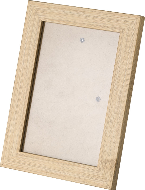 Cornice Portafoto In Bambù 9x13 Cm | Design Galleria | Legno Naturale | Da Tavolo O Parete | GMMH