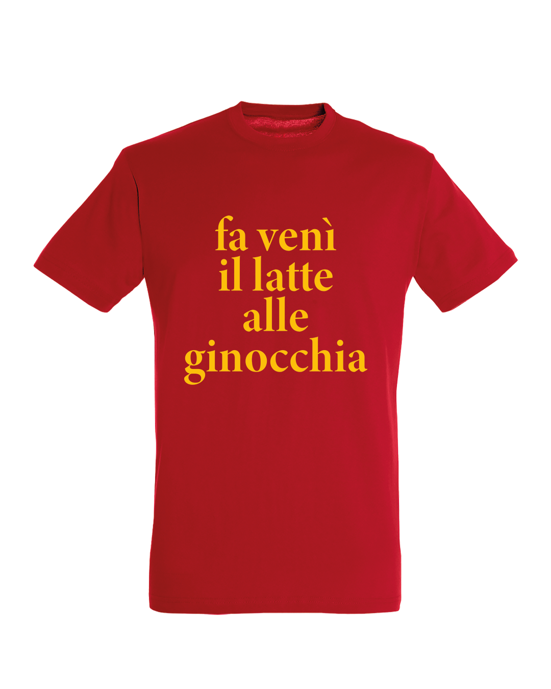 Maglietta 'Su De DOSS' Dialetto Milanese - 100% Cotone, Taglia L