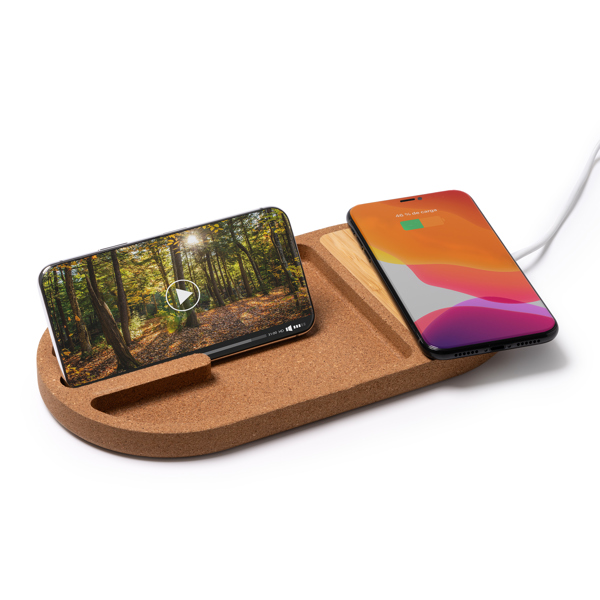 Supporto Universale Per Smartphone E Tablet In Legno Di Betulla - Portatile, Ecologico, Per Videochiamate E Video
