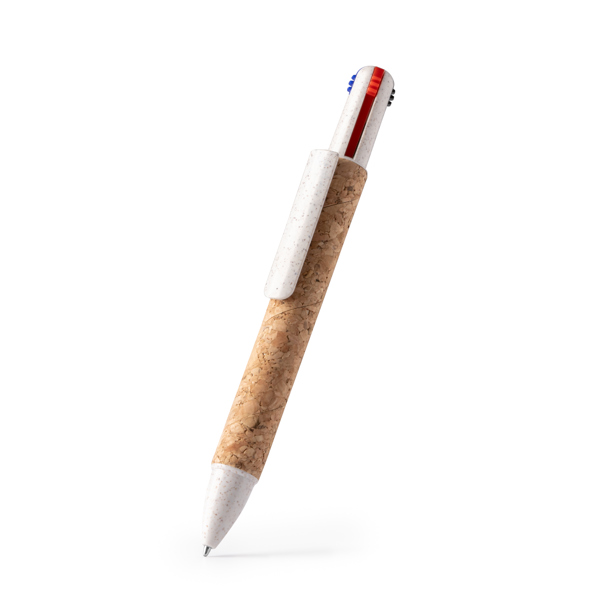 Penna Multicolore 4 In 1 - Set Da 11 Penne Con 4 Colori (Nero, Blu, Rosso, Verde), Punta 1.0mm