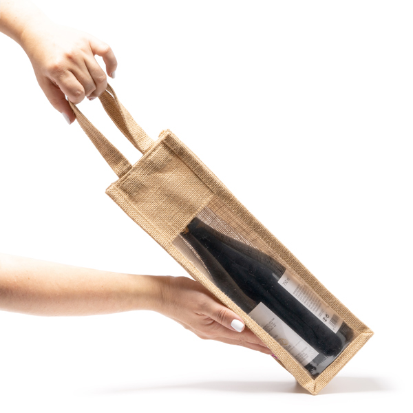 2 Sacco Portabottiglie In PU Per Vino E Champagne – Arancione, Con Fibbia, Antiurto, 380x148 Mm