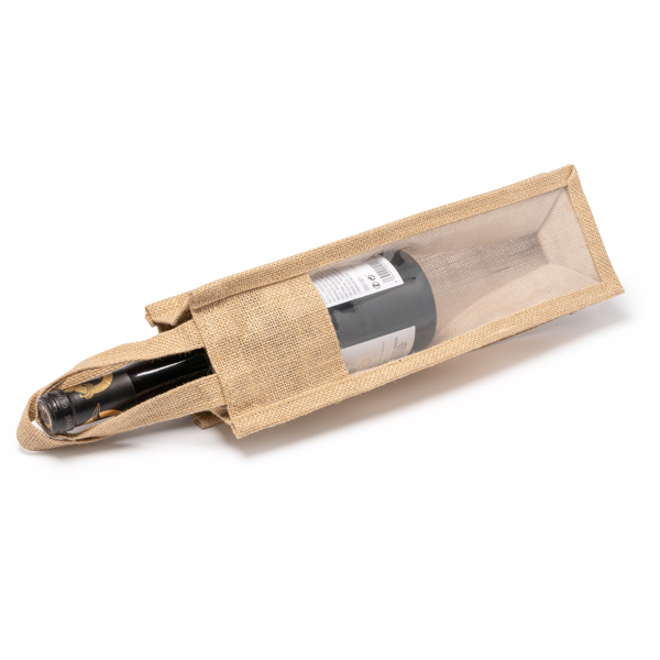 2 Borse Portabottiglie In Feltro - 24x18x28cm, Con Divisorio, Per Vino, Birra, Regalo - Foto 11