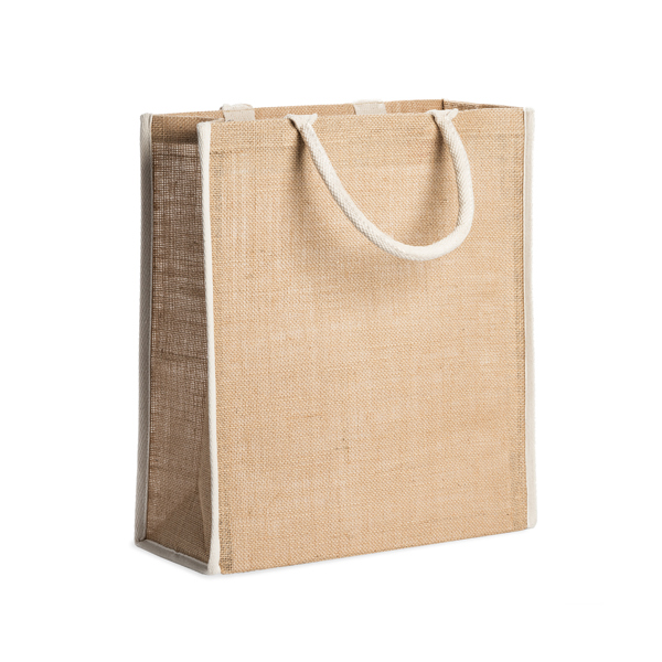 Borsa Di Juta Personalizzata A1 Graphics – Shopping Tote, Floreale, 42x33x19cm, Made In UK
