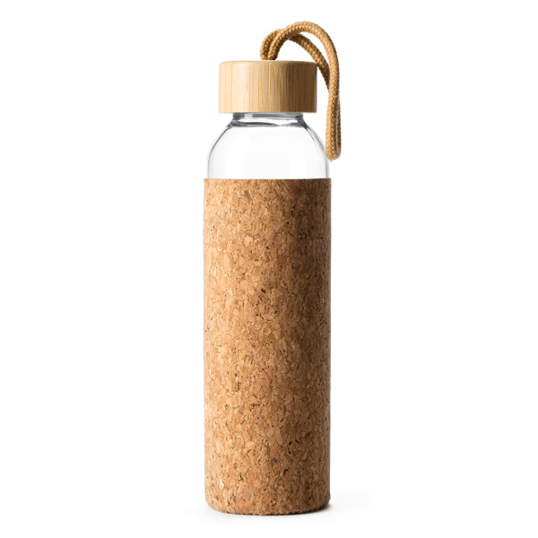Winter Shore Bottiglie Vetro 500ml Riutilizzabili [Confezione da 6] - Bottiglie Vetro Acqua, Spremute, Bevande Calde, Frullati, Smoothie, Caffè - Contenitori Antigoccia con Tappi Acciaio Inox