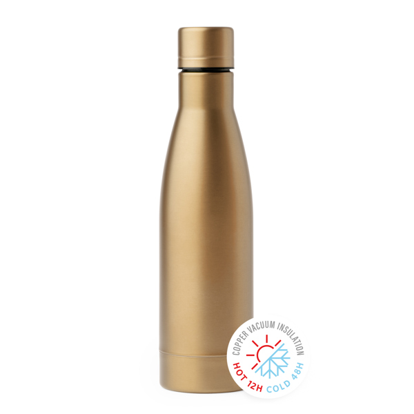 Ale Borraccia Termica In Alluminio 600ml 80ZERO14 - Tappo In Acciaio, Finitura Opaca - 4
