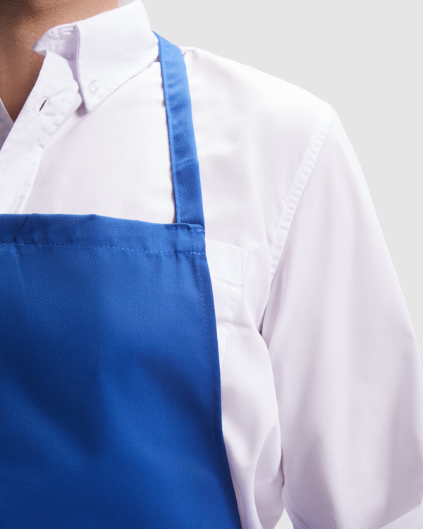 Grembiule lungo da cucina con pizzo