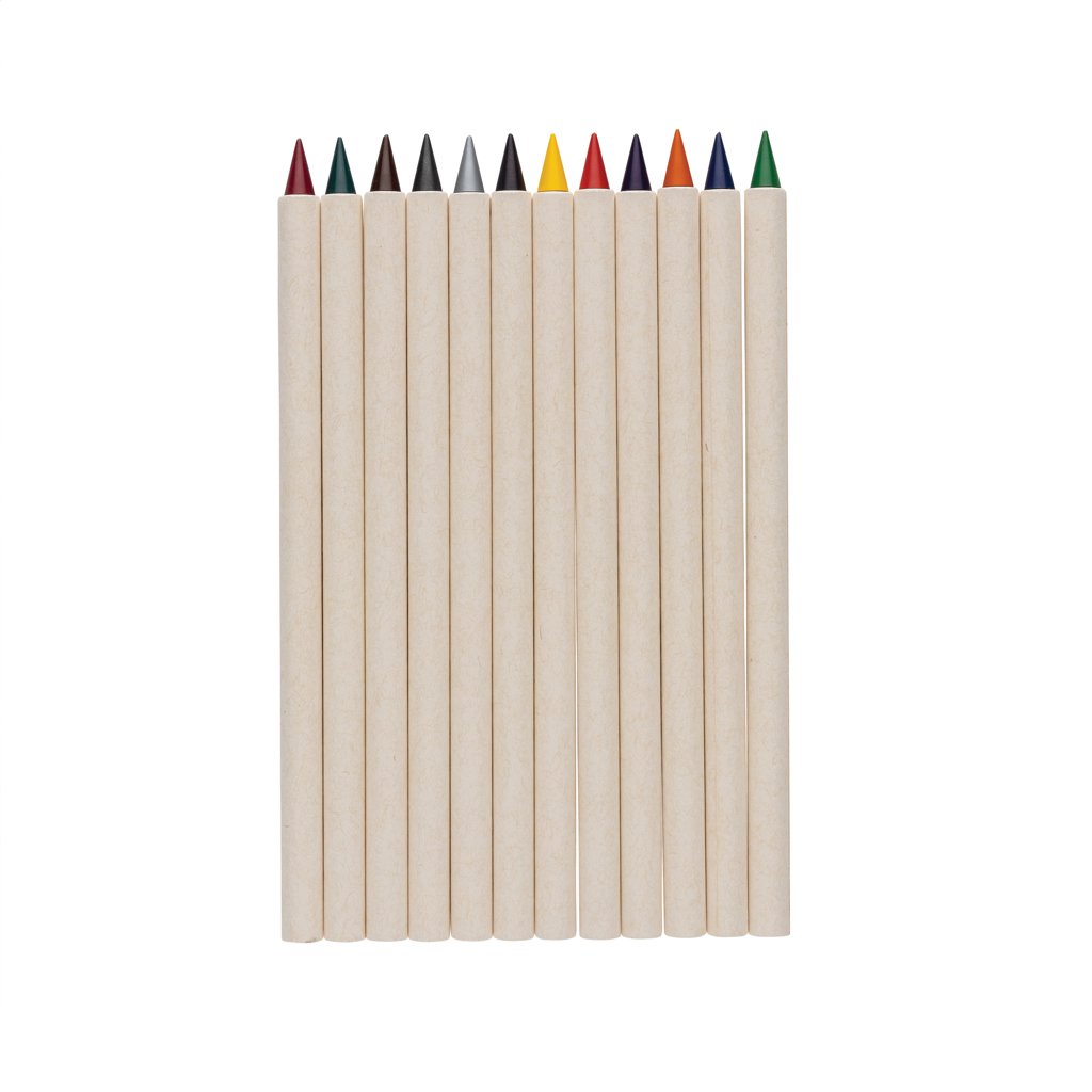 Set matite colorate da 12 pezzi personalizzato | Stampasi