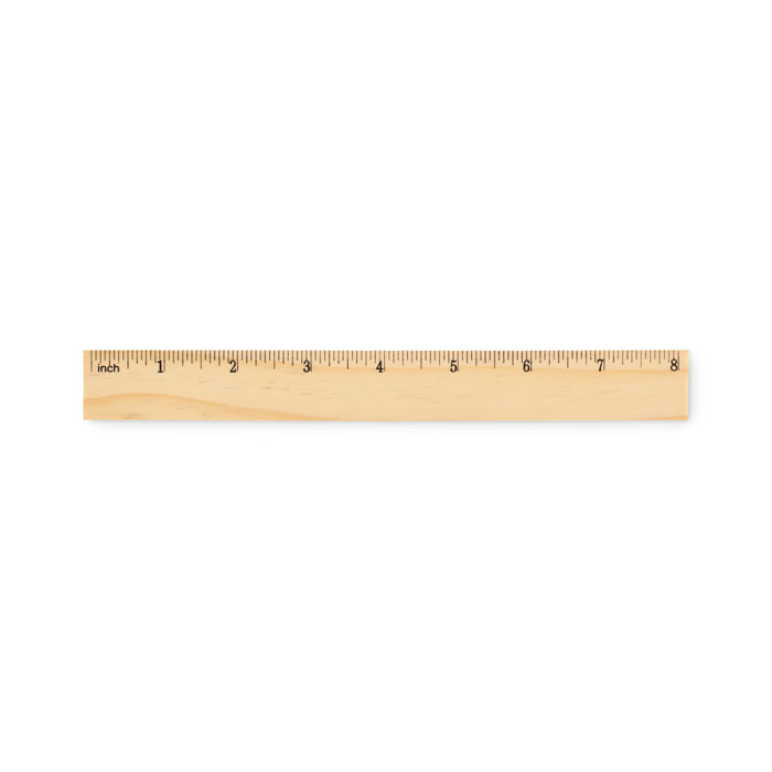 Righello in legno 20 cm personalizzabile con logo | Stampasi