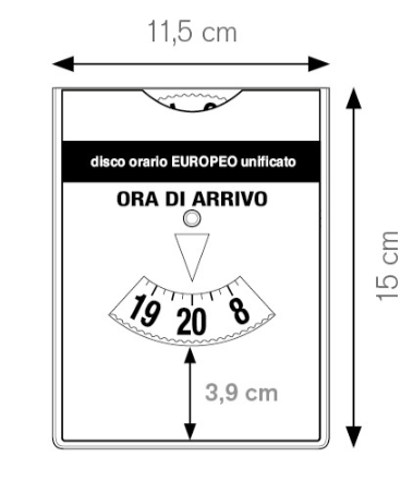 Disco Orario Per Auto - Citygraph Nero, Per Parcheggio E Sosta - Foto 9