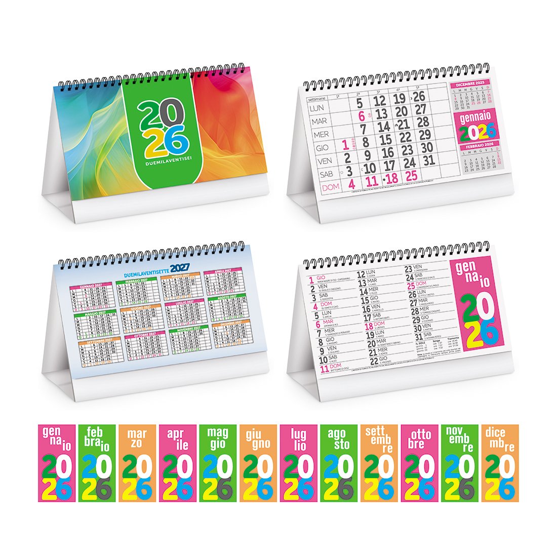 Calendario Da Tavolo 2025 Con Blocco Note - Organizzativo E Decorativo - Foto 4