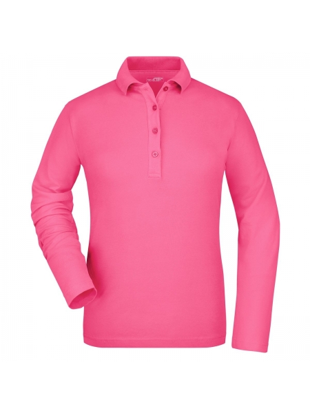 ladies-elastic-polo-long-sleeved-pink.jpg