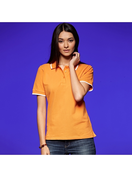 Polo da donna James & Nicholson Ladies' Polo Tipping