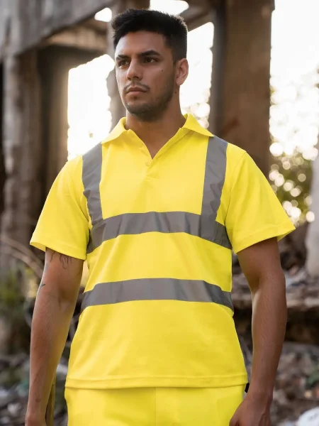 Polo Personalizzate Hi-viz Polo Shirt Korntex