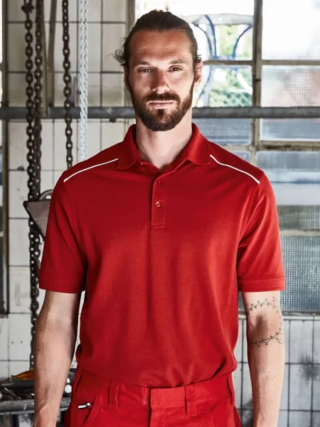 Polo da lavoro da uomo personalizzata James & Nicholson Men's Workwear Polo - Solid