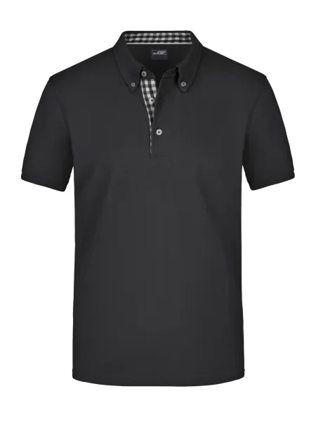 polo-james-nicholson-men-plain-200-g-m2-black-black-white-68.webp