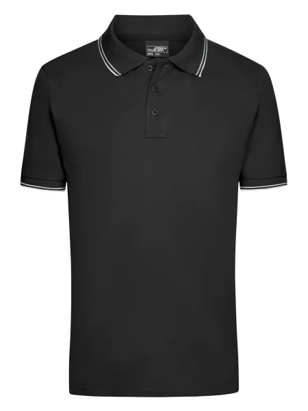 polo-colorate-personalizzate-james-nicholson-mens-polo-190-black-white-13.webp