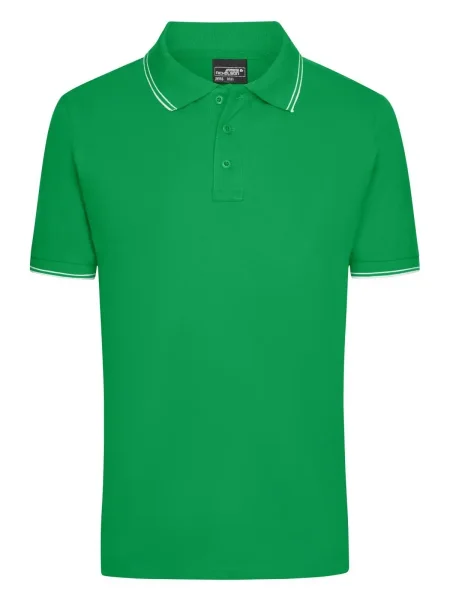 polo-colorate-personalizzate-james-nicholson-mens-polo-190-fern-green-white-25.webp