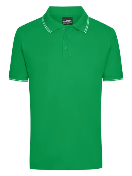 polo-personalizzate-james-nicholson-men-190-g-m2-fern-green-white-45.webp