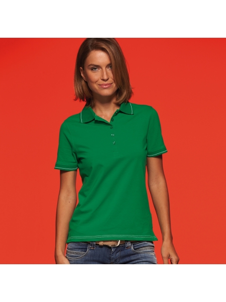 Polo da donna personalizzata James & Nicholson Ladies' Elastic Polo