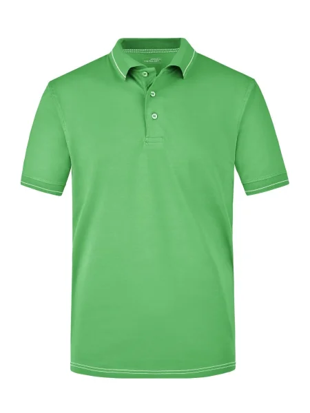 polo-elasticizzata-jn-men-elastic-170-g-m2-lime-green-white-65.webp