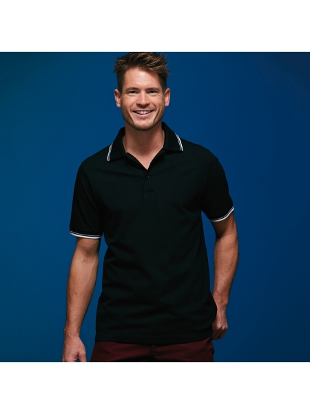 Polo Personalizzate uomo coldblack James & Nicholson