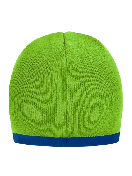 cappello-invernale-personalizzato-myrtle-beach-contrasting-border-lime-green-royal-87.webp