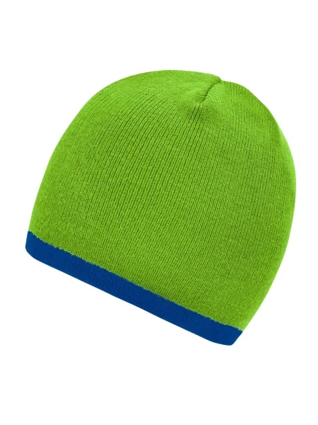 cappello-invernale-personalizzato-myrtle-beach-contrasting-border-lime-green-royal-88.webp