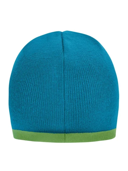 cappello-invernale-personalizzato-myrtle-beach-contrasting-border-turquoise-lime-green-107.webp