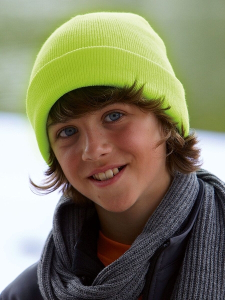 Cappellino invernale bambino personalizzato Myrtle Beach Knitted for Kids
