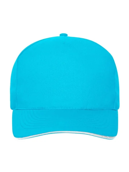 cappellino-baseball-adulto-5-pannelli-personalizzato-myrtle-beach-sandwich-bio-cotton-turquoise-white-75.webp