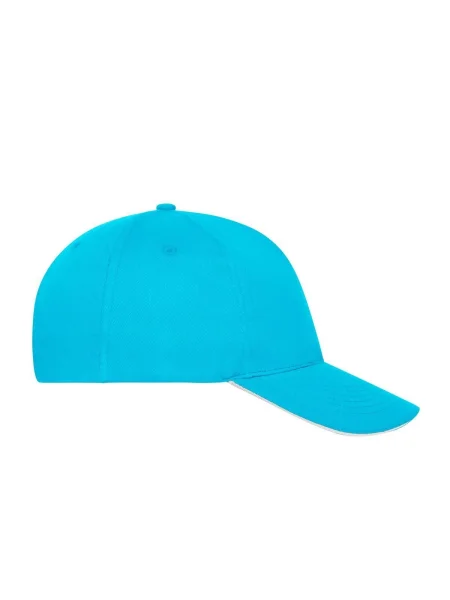 cappellino-baseball-adulto-5-pannelli-personalizzato-myrtle-beach-sandwich-bio-cotton-turquoise-white-78.webp