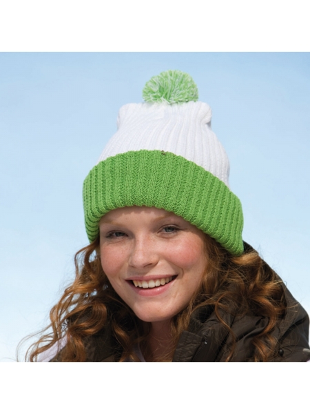 Cappellino Knitted con Pompon Myrtle Beach