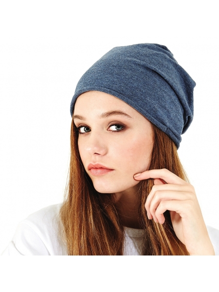 Cappello invernale personalizzato Beechfield Jersey Beanie