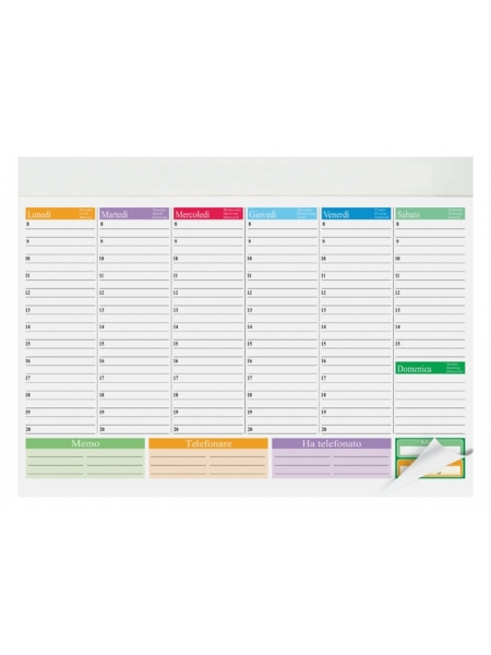 Planning da scrivania 43x31 cm
