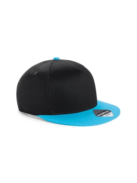 cappellino-rap-e-snapback-bambino-beechfield-youth-size-black-surf-blue-43.webp
