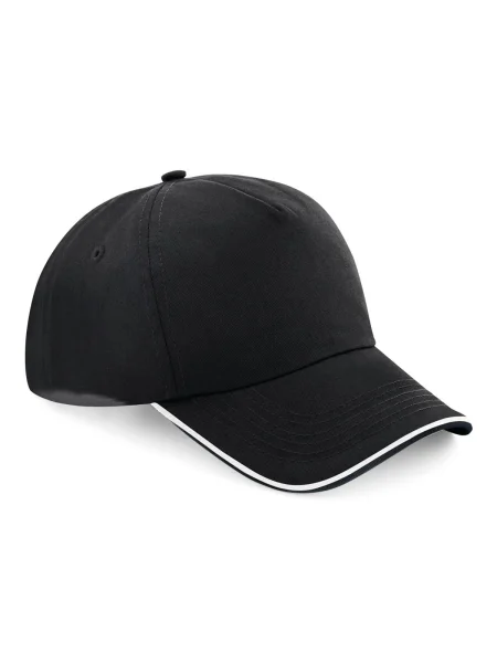 cappellino-baseball-personalizzato-adulto-beechfield-aut-adulto-5-panel-cap-piped-peak-black-white-35.webp