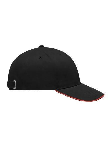 cappellino-baseball-6-pannelli-personalizzato-myrtle-beach-light-brushed-sandwich-black-red-81.webp