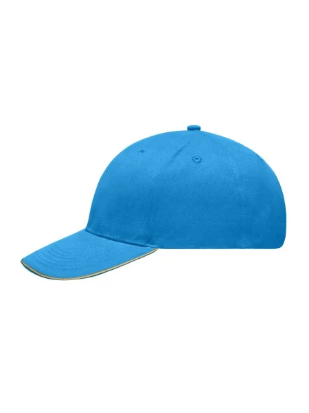 cappellino-baseball-6-pannelli-personalizzato-myrtle-beach-light-brushed-sandwich-turquoise-beige-104.webp