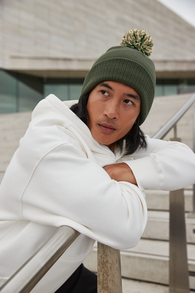 Cappello invernale con pon pon personalizzabile Beechfield Snowstar®