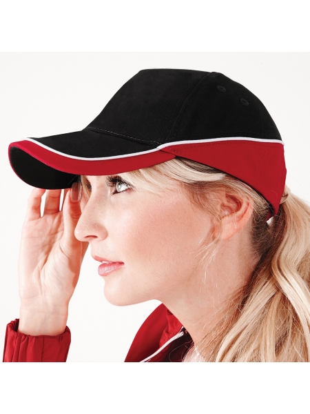 Cappellino adulto personalizzato Beechfield Teamwear Competition Cap