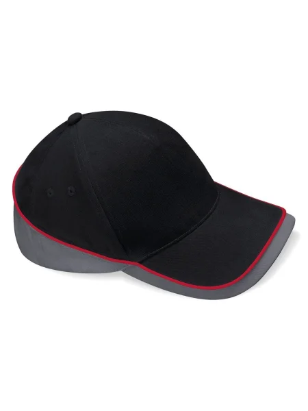 cappellino-baseball-5-pannelli-personalizzato-beechfield-teamwear-competition-black-grahpite-grey-classic-red-64.webp