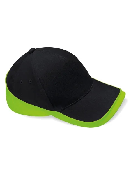 cappellino-baseball-5-pannelli-personalizzato-beechfield-teamwear-competition-black-lime-green-72.webp