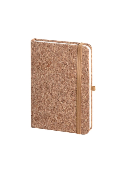 Taccuino A6 con elastico e sughero personalizzato Notes Cork