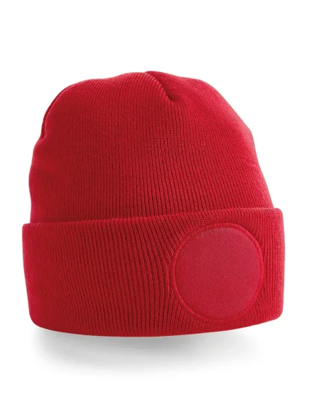 Cappello invernale personalizzato Beechfield Circular Patch Beanie