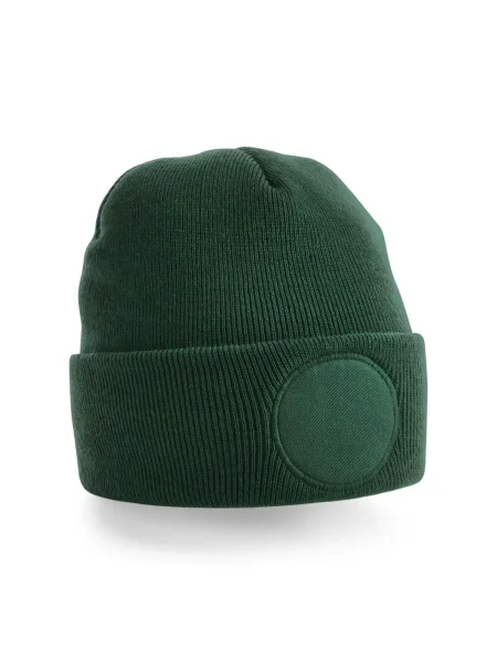 cappello-invernale-personalizzato-beechfield-circular-patch-beanie-bottle-green-25.webp