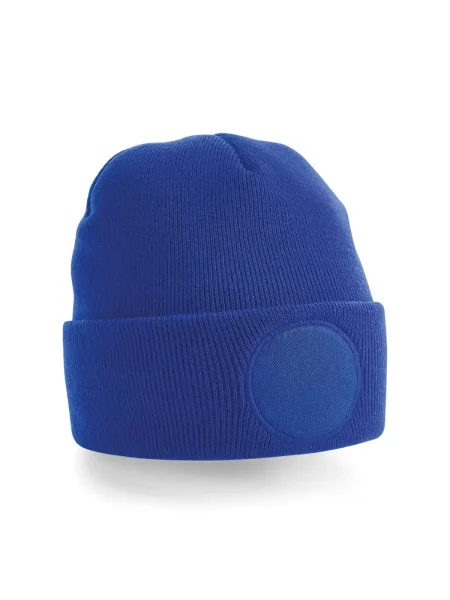 cappello-invernale-personalizzato-beechfield-circular-patch-beanie-bright-royal-22.webp
