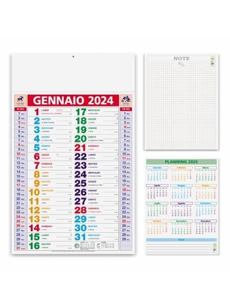 Calendari Olandesi personalizzati Multicolor 29 x 47 cm