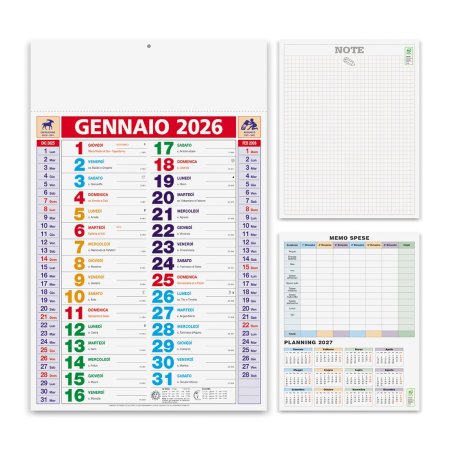 Calendari Olandesi personalizzati Multicolor 30 x 47 cm