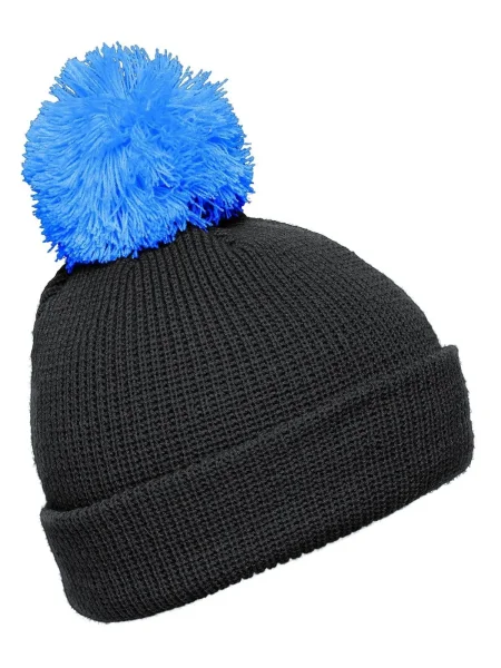 Cappello invernale personalizzato Myrtle Beach Pompon Hat with Brim