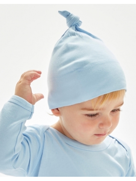 Cappellino neonato personalizzato BabyBugz Baby One-Knot Hat